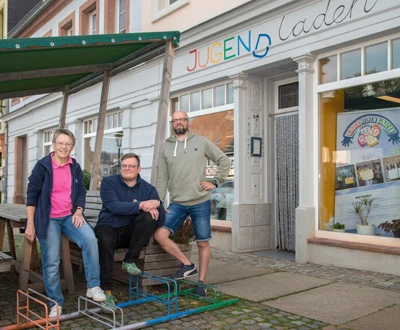 Team des JUGENDLaden Rochlitz