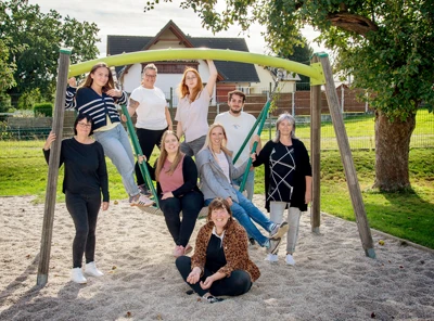 Team des Hort Traumland in Burgstädt