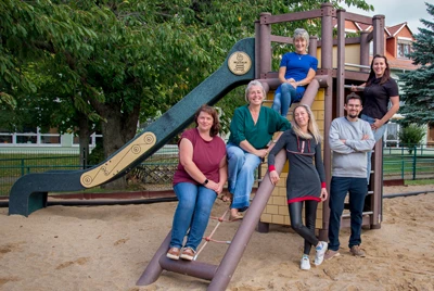 Team der Kita Sonnenschein in Zettlitz